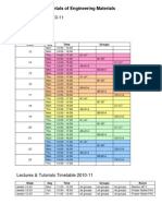 EG1009 Timetable 2010-11-1