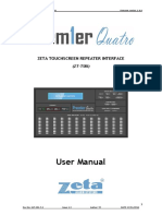 User Manual: Zeta Touchscreen Repeater Interface