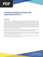 Detection & Analysis of Dridex With Cybershield and For It