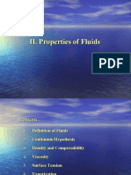 II. Properties of Fluids