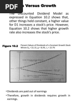 Dividends Versus Growth