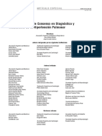 Guías Argentinas de Consenso en Diagnóstico y Tratamiento de La Hipertensión Pulmonar 2017