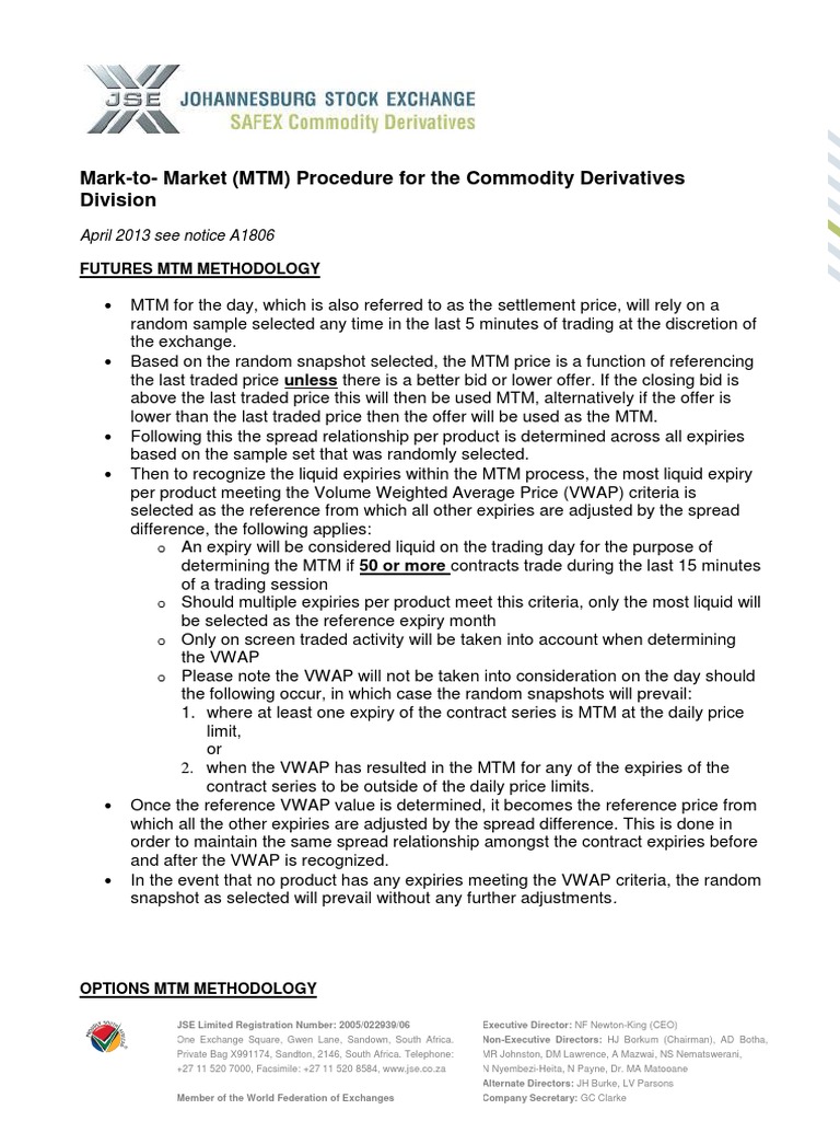 Gold Market To Market Process | PDF | Option (Finance) | Futures Exchange