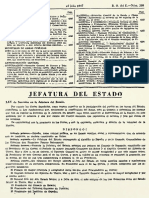 Ley de Sucesion en La Jefatura Del Estado de 26 de Julio de 1947