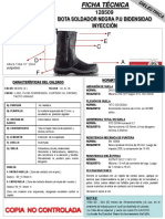 Bota Soldador Negra Pu 128509 Kondor