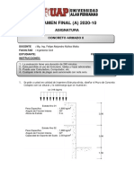 Examen Final Concreto Armado Ii 2020-10