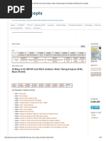 10 Ways To Fix SETUP and HOLD Violation - Static Timing Analysis (STA) Basic (Part-8) - VLSI Concepts