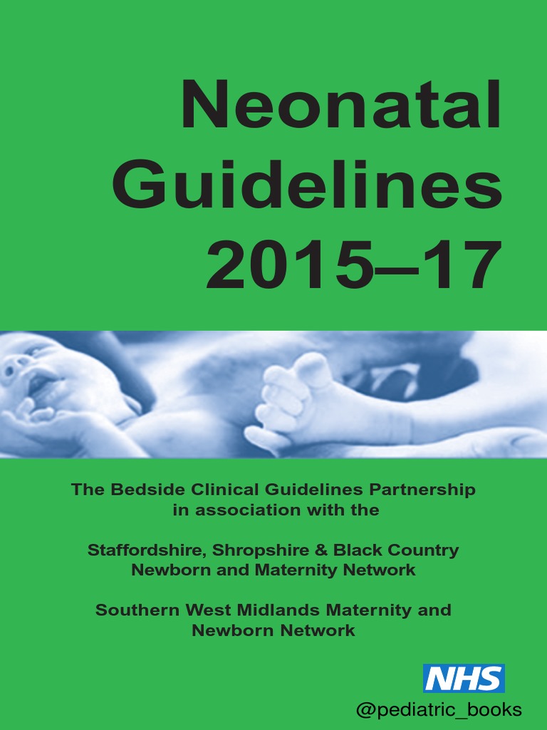 Neonatology Guidelines NHS PDF PDF Evidence Based Medicine Health Sciences photo