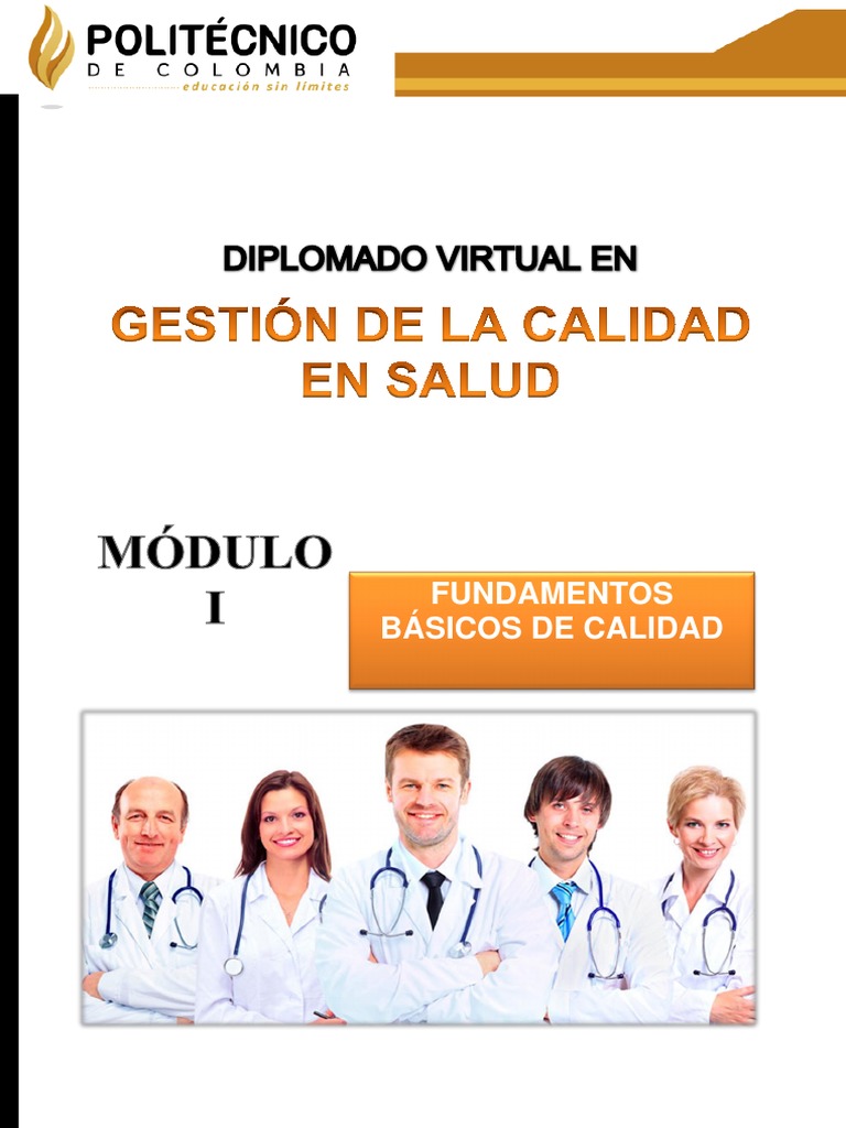 Diplomado en Gestión de Calidad en Salud | PDF | Gestión de la calidad ...