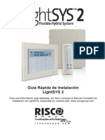 Risco LightSYS2 Quick Installer Guide ES