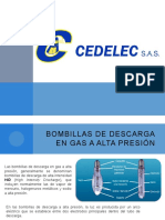 Bombillas de descarga en gas a alta presión y sus componentes