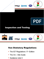 Insp. Test & Cert. of Elec Installations (Inspection & Testing) PowerPoint Takoradi