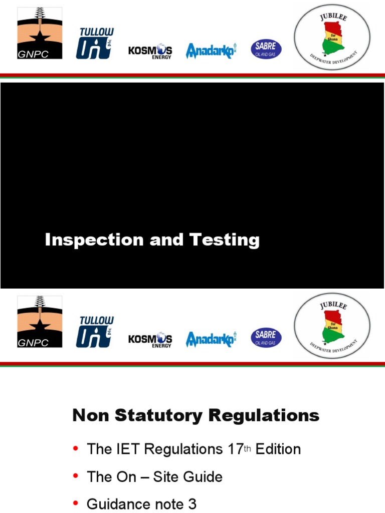 Understanding Electrical Inspection and Testing Requirements PDF