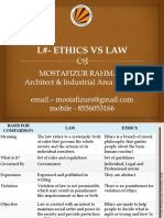 Law vs Ethics Comparison