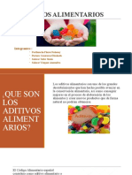 Aditivos Alimentarios