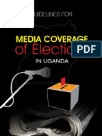 Guidelines For Media Coverage of Elections in Uganda