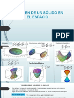 Volumen de Un Sólido en El Espacio