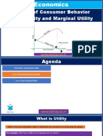 Theory of Consumer Behavior Total Utility and Marginal Utility