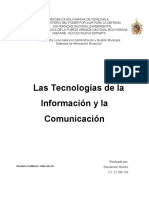Las Tecnologías de la Información y la Comunicación 