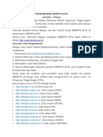 Pengumuman SBMPTN 2018 PDF