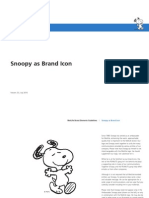 Snoopy As Brand Icon: Version 3.0, July 2010