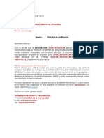 Modelo Carta Autoridad Ambiental Regional Lorena