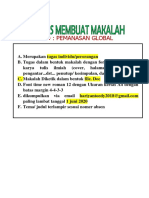 Tugas Membuat Makalah Global Warming