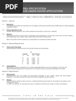 2012 Under Water Specs