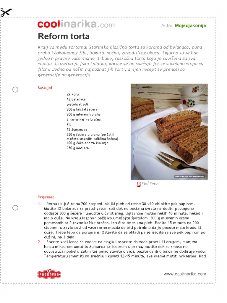 Reform Torta | PDF