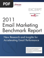 Download 2011 Email Marketing Benchmark Report Excerpt by MarketingSherpa SN47092440 doc pdf