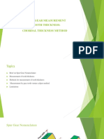 Spur Gear Measurement