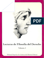 Lecturas de Filosofia Del Derecho - Volumen I 1 PDF