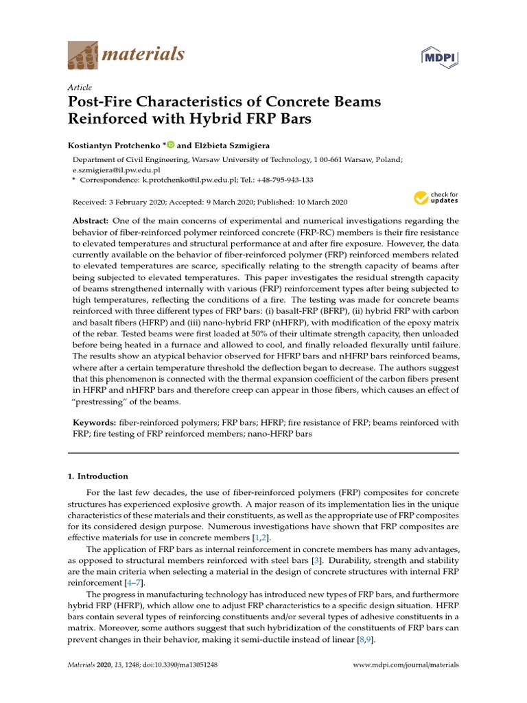 Materials 13 01248 PDF | PDF | Fibre Reinforced Plastic | Reinforced ...
