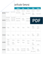 Calendario Semanal 6