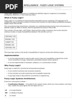 Artificial Intelligence - Fuzzy Logic Systems