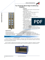 6411H Dynamic Four Channels Strain Gage Conditioning Amplifier