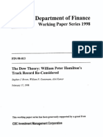 The Dow Theory William Peter Hamiltons T