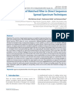 Matched Filter Paper