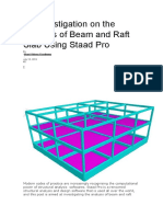 An Investigation on the Analysis of Beam and Raft Slab Using Staad Pro.docx