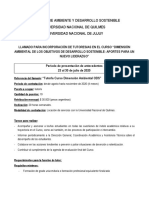 Llamado para incorporación de tutores en curso sobre ODS