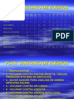 Plan Sanitario de Equinos