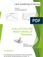 EVALUATION AND MONITORING OF TRAINING