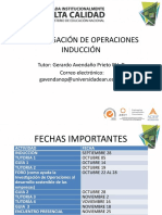 Induccion Investigación de Operaciones