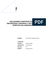 Soluciones Constructivas de Encuentros, Esquinas y Detalles de Perfiles Galvanizados - Terminaciones