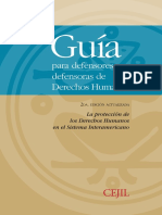 Guía para Defensores y Defensoras de Derechos Humanos - CEJIL