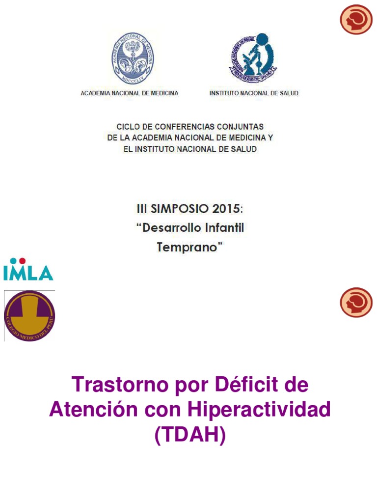 IIISimposio Miriam Velarde 2015 PDF Desorden hiperactivo y deficit