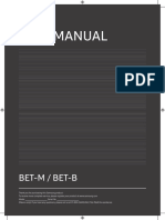 User Manual: Bet-M / Bet-B