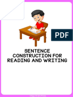 Sentences Construction For Reading and Writing