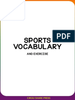 Sports Vocabulary: and Exercise