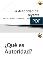 La Autoridad Del Creyente